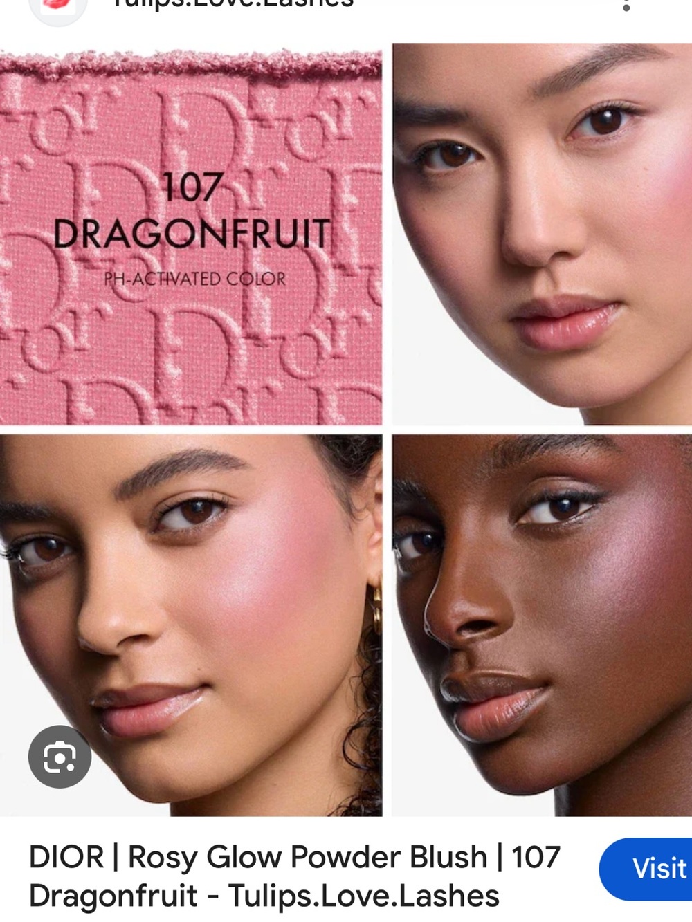 DIOR Dragonfruit 107Rosy Glow Powder Blush